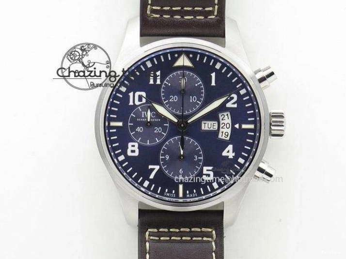 MIROTIME 0705 Mark XVIII IW327006 Titanium M+F 1:1 Best Edition Black Dial on Brown Leather Strap A Efficient 7052